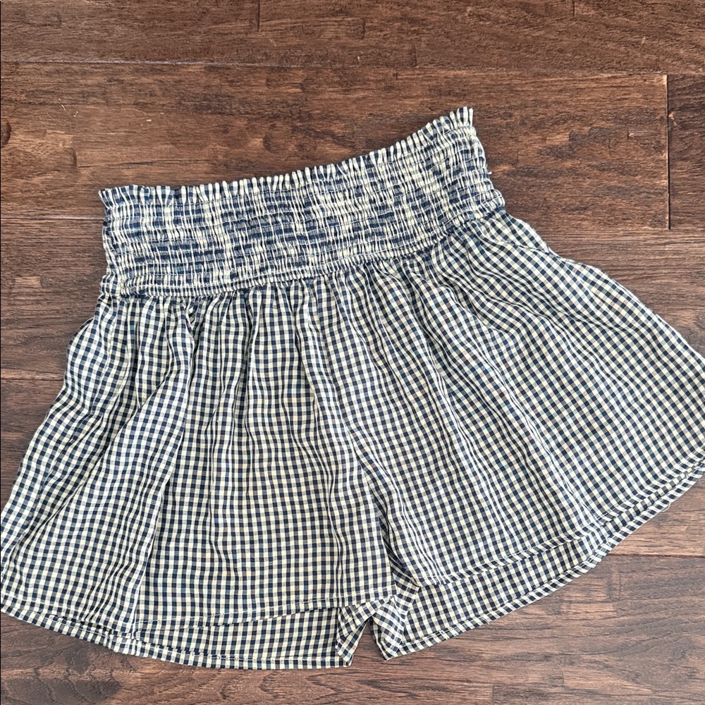 Gingham Checkered Girl’s Shorts
